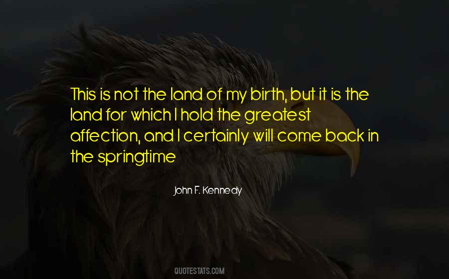 Land Back Quotes #26940