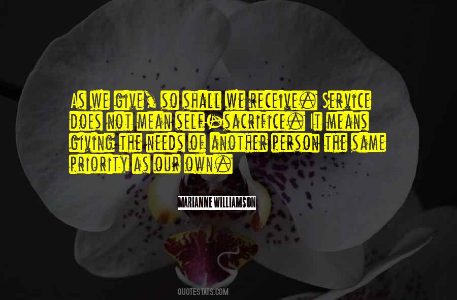 Giving Sacrifice Quotes #1785262