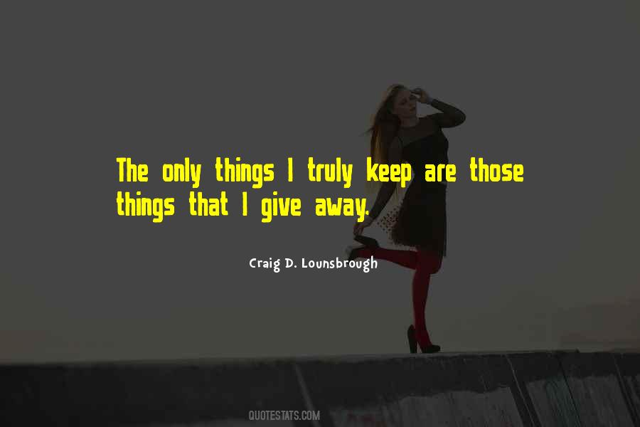 Giving Sacrifice Quotes #219526
