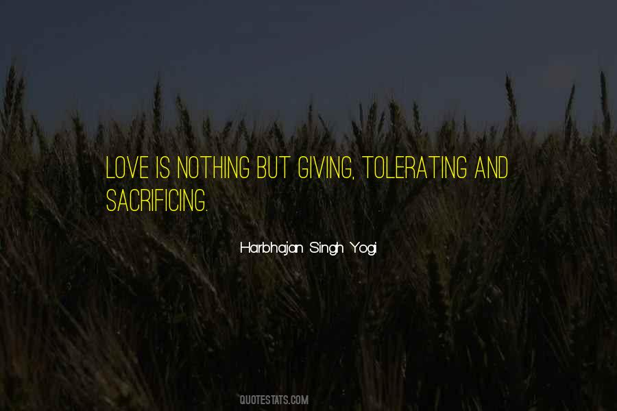 Giving Sacrifice Quotes #850890
