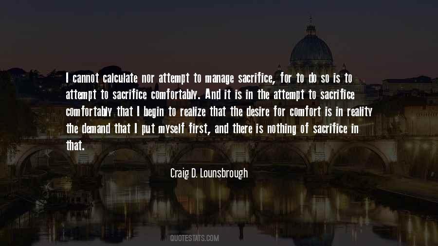 Giving Sacrifice Quotes #944833