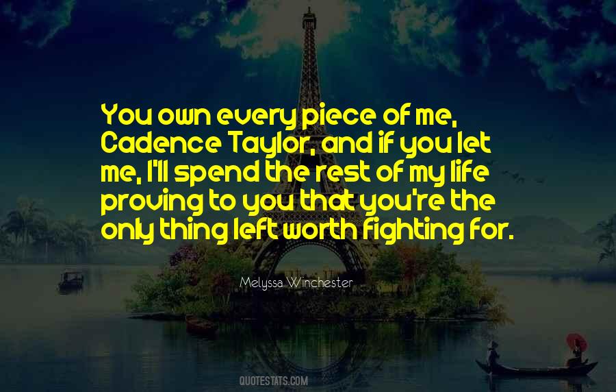 Fighting For You Quotes #154126