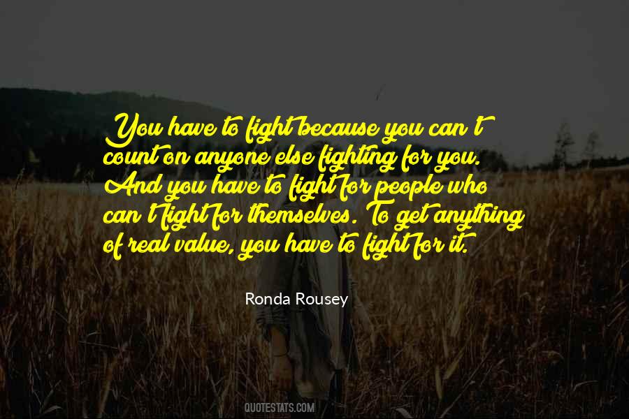 Fighting For You Quotes #998044