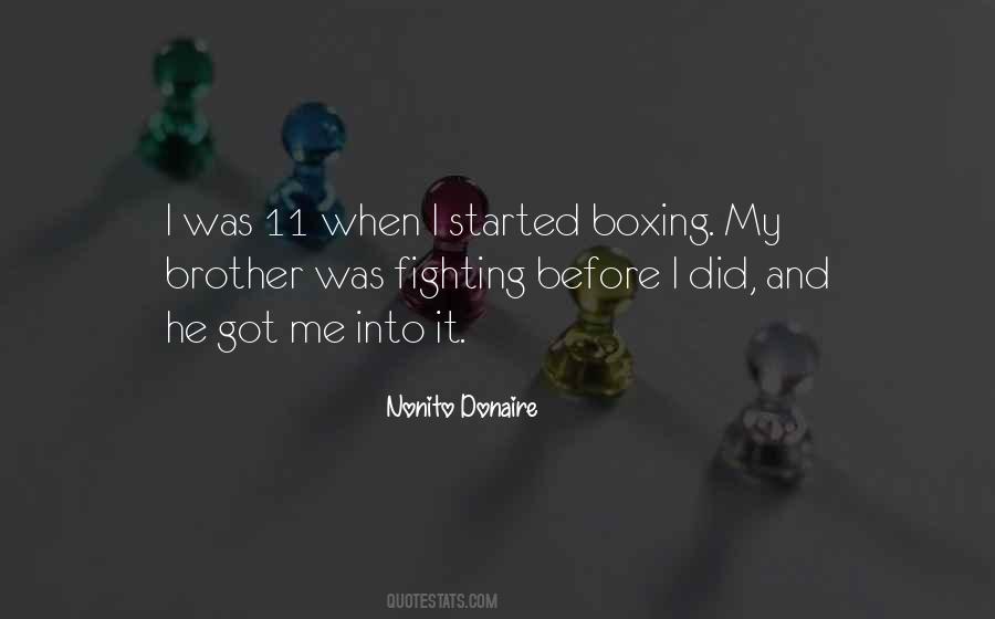 Fighting For Your Brother Quotes #1317848