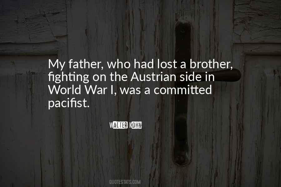 Fighting For Your Brother Quotes #263554