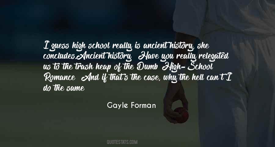 School Romance Quotes #1107906