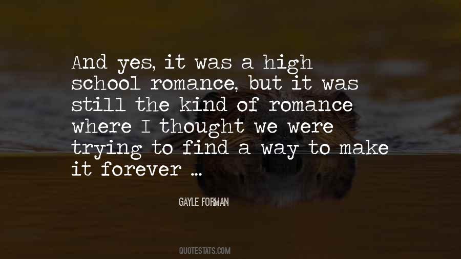 School Romance Quotes #389934