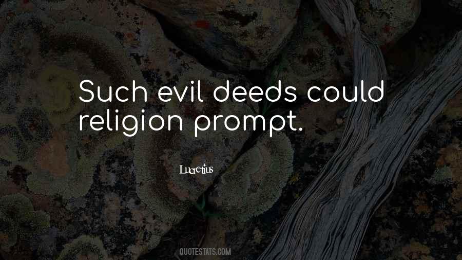 Evil Religion Quotes #11380
