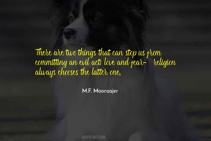 Evil Religion Quotes #1832443