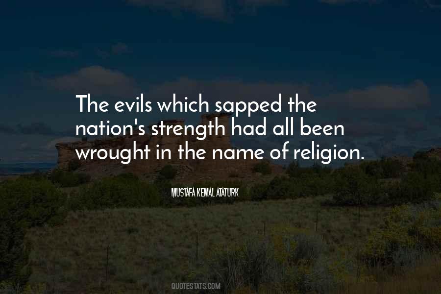 Evil Religion Quotes #868160