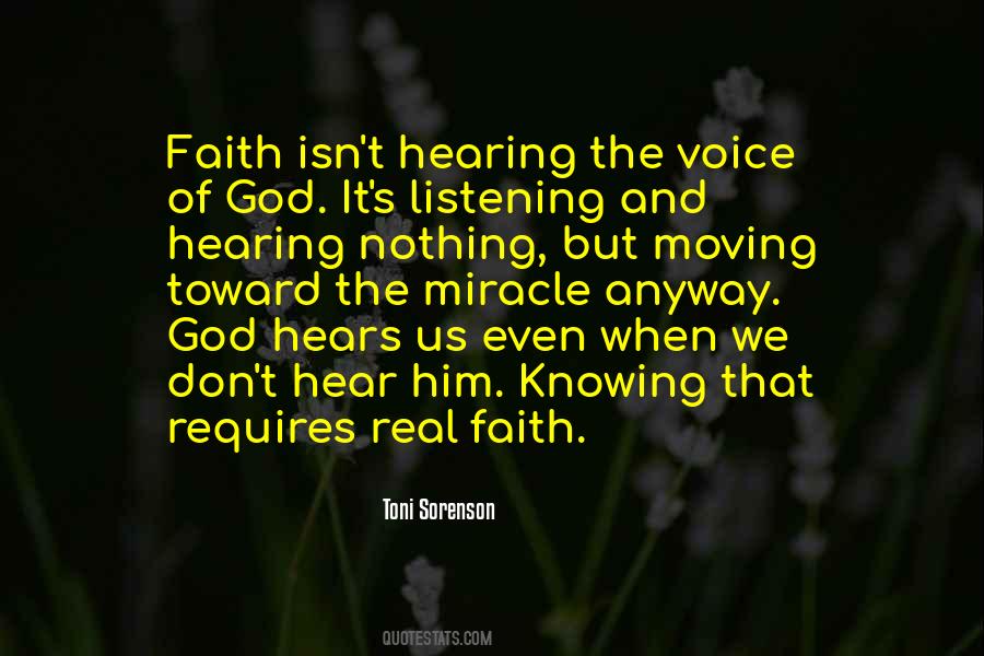 Faith Miracle Quotes #71869