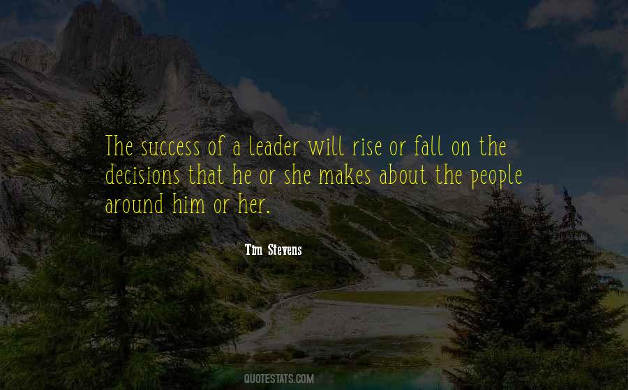 Success Leader Quotes #1787414