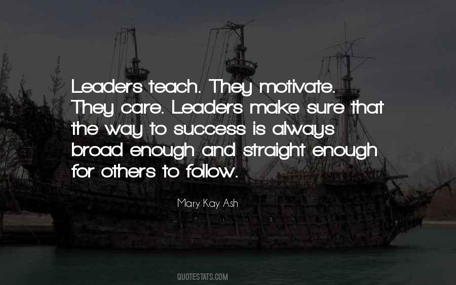 Success Leader Quotes #871321