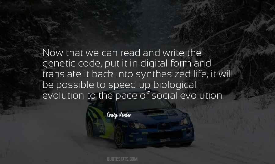 Code Of Life Quotes #781268