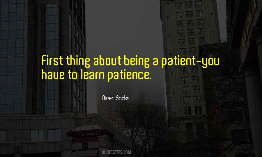 Learn Patience Quotes #949325