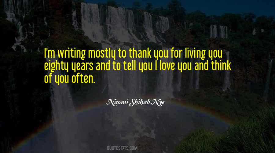 Thank Love Quotes #1009004