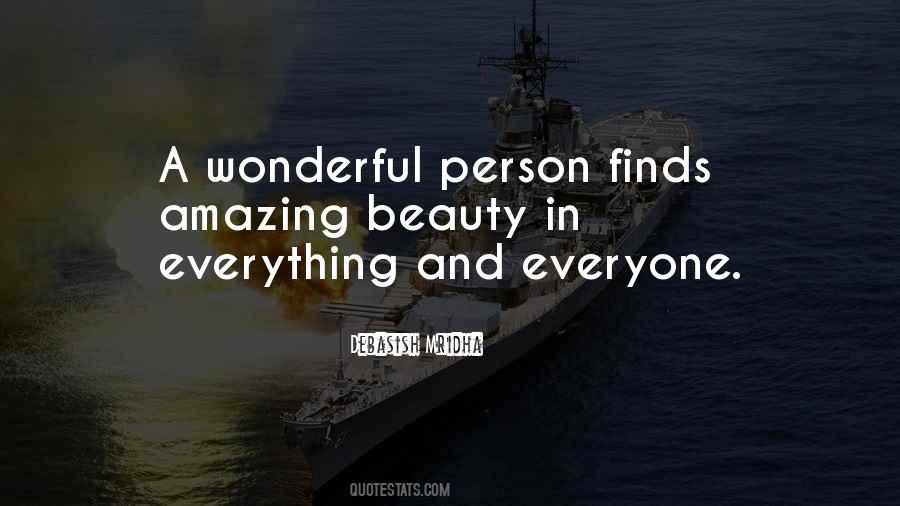 Beauty In A Person Quotes #1123857