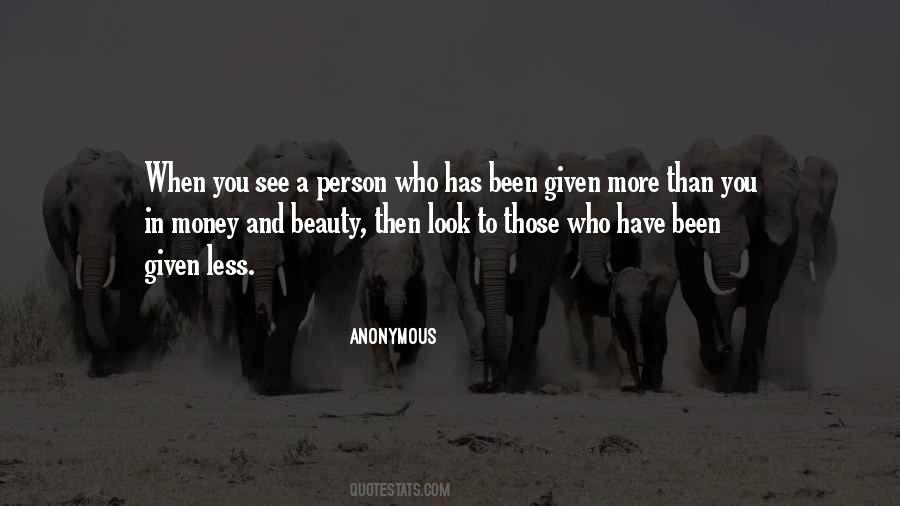 Beauty In A Person Quotes #1409305