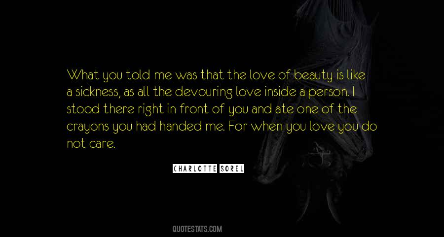 Beauty In A Person Quotes #1536348