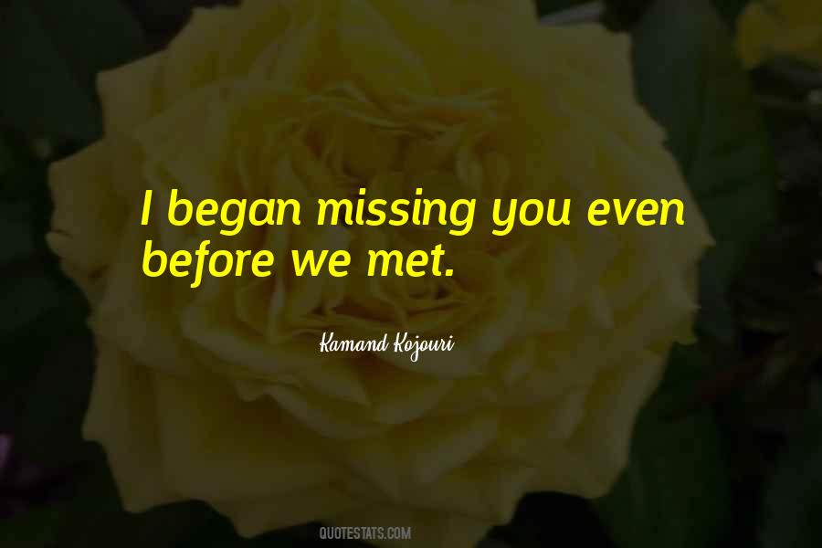 We Met Before Quotes #965032