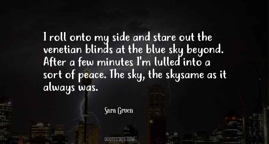 Sky Peace Quotes #1100115