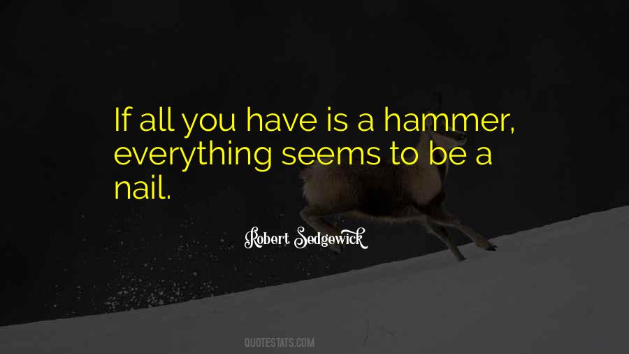 Hammer Nail Quotes #1445887