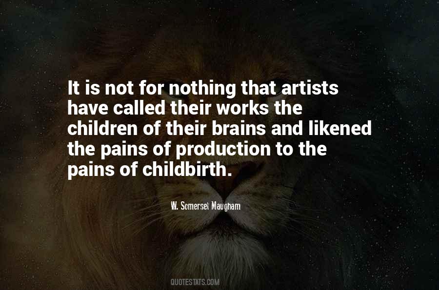 Pain In Childbirth Quotes #774289