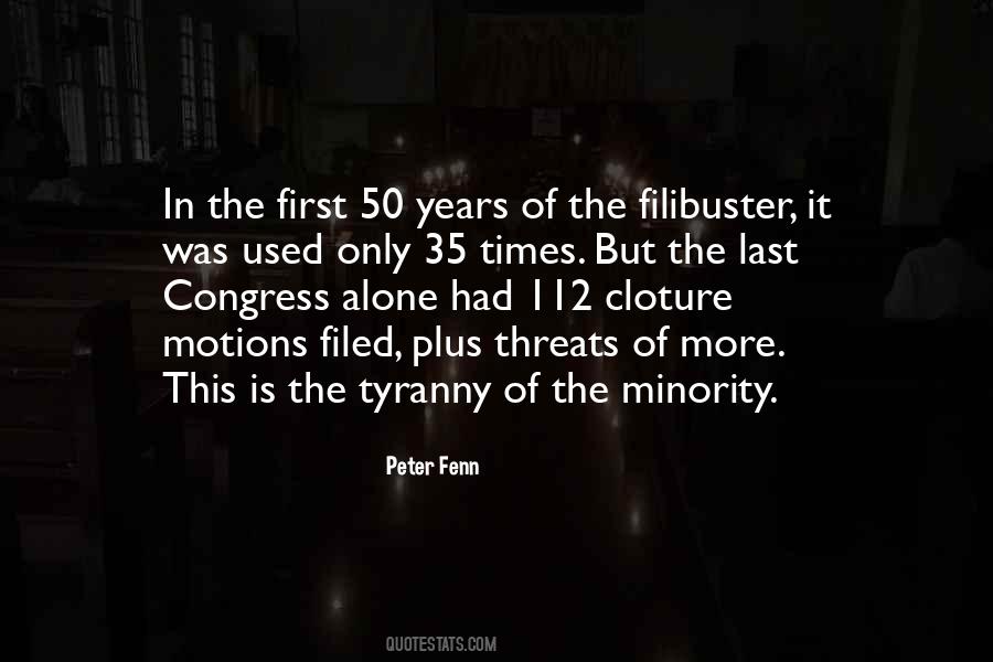 Filibuster Quotes #259821