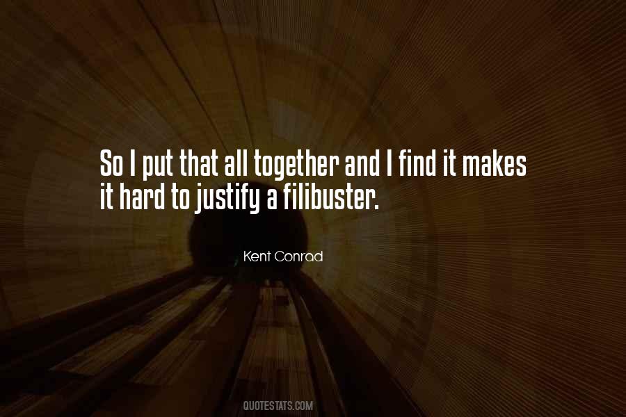 Filibuster Quotes #793941