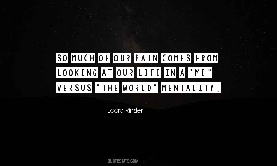 Me Versus The World Quotes #1771823