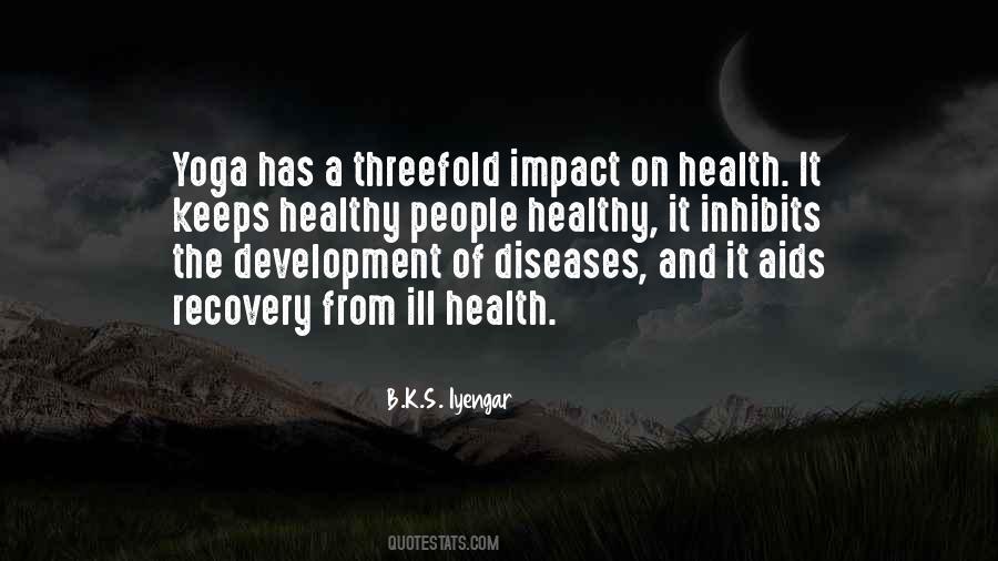 Health Yoga Quotes #1467697
