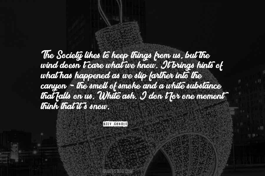Smell Of Smoke Quotes #119870