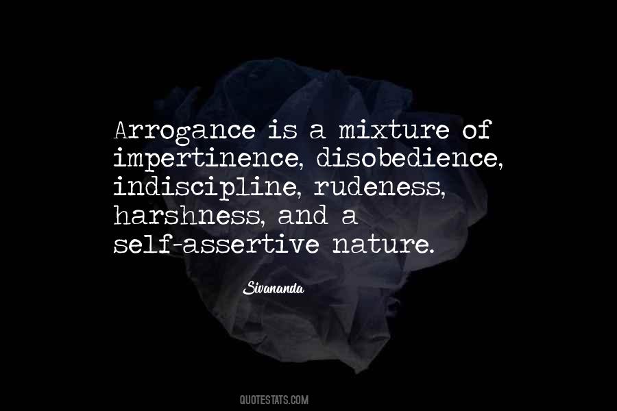 Arrogance Is Quotes #1695560