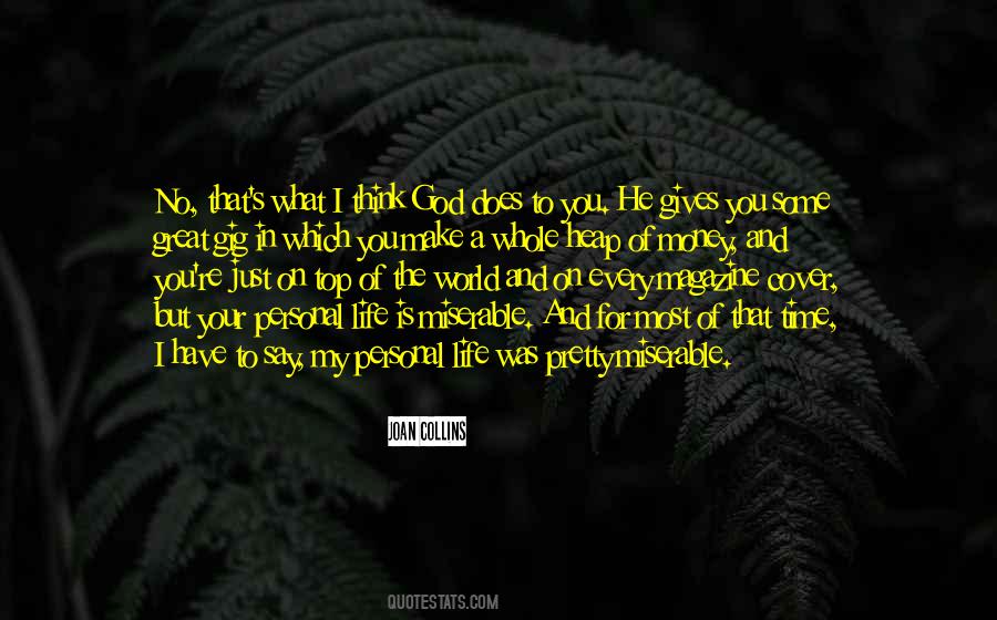Money God Quotes #897373
