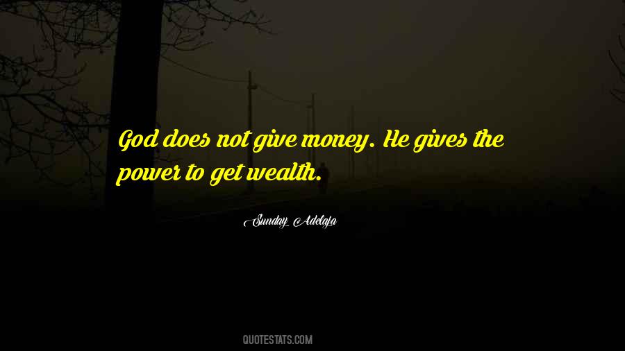 Money God Quotes #931915