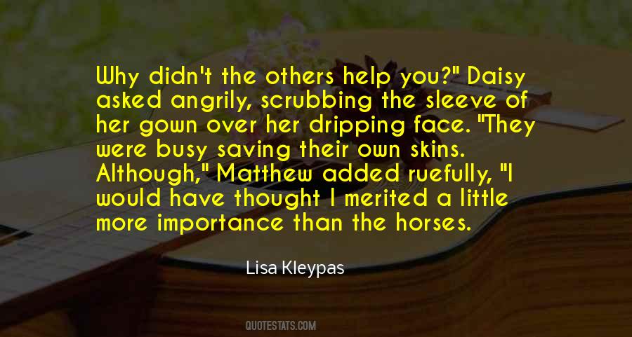 Importance Of Others Quotes #1011611