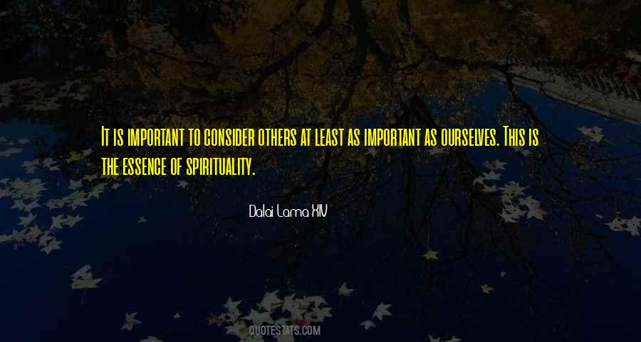 Importance Of Others Quotes #1827625