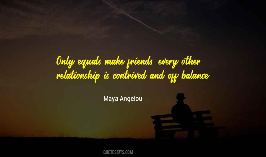 Relationship Balance Quotes #275906