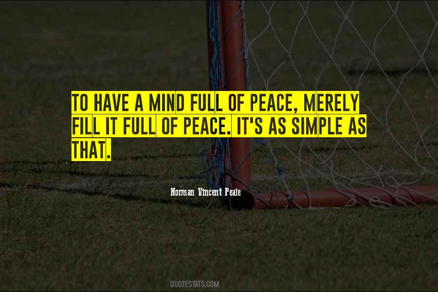 Peace Mind Quotes #66305