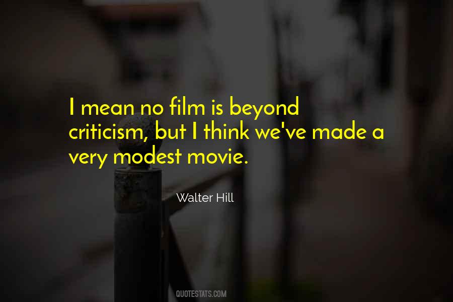 Film Criticism Quotes #314954