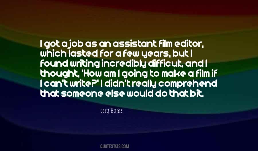 Film Editor Quotes #891529