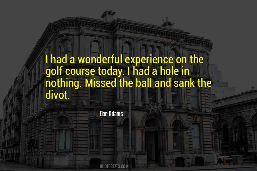 Golf Hole Quotes #1232544