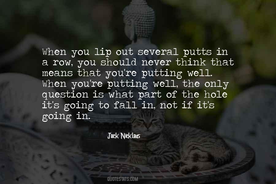 Golf Hole Quotes #1415959