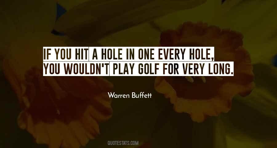 Golf Hole Quotes #671963