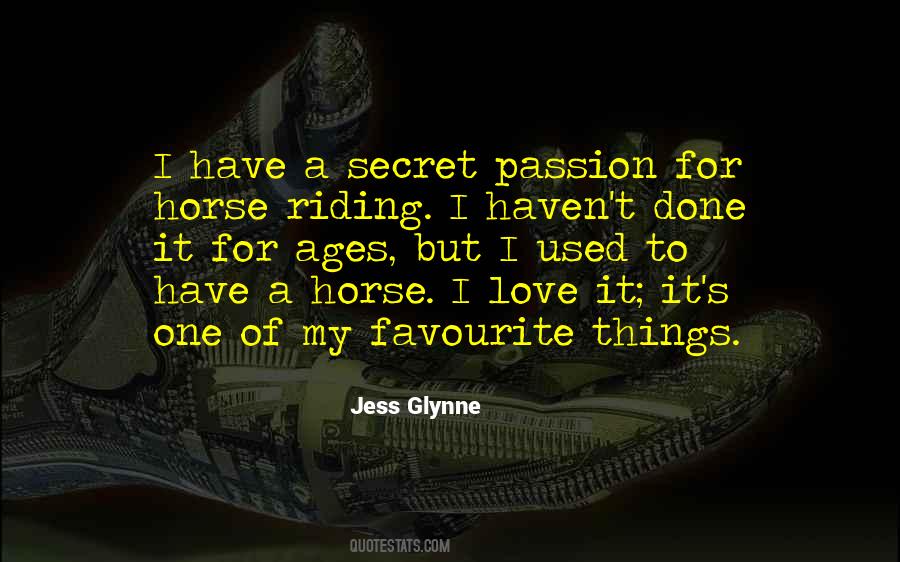 Love A Horse Quotes #1508441