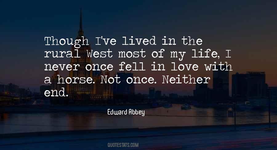 Love A Horse Quotes #1613908