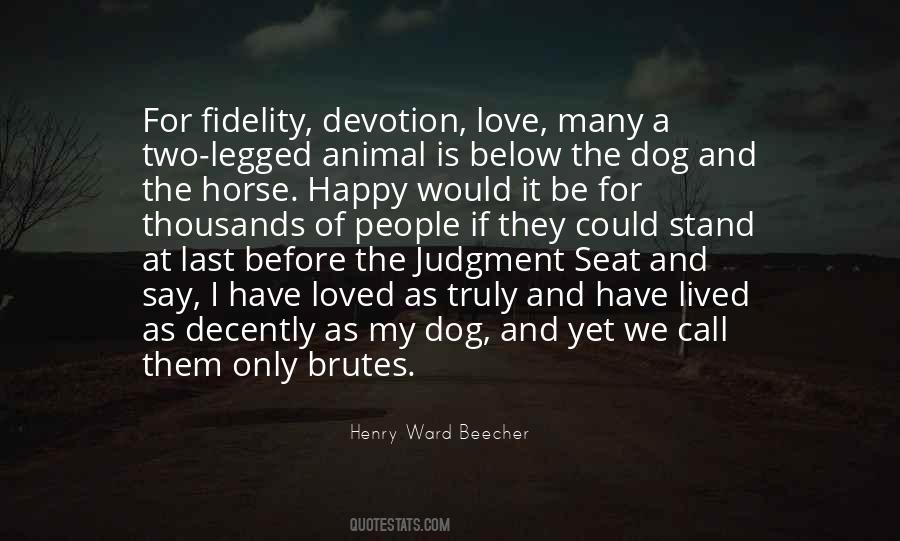 Love A Horse Quotes #1874112