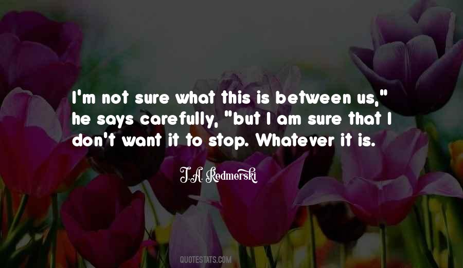 Not Sure What I Want Quotes #220721