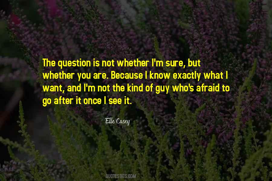 Not Sure What I Want Quotes #677484