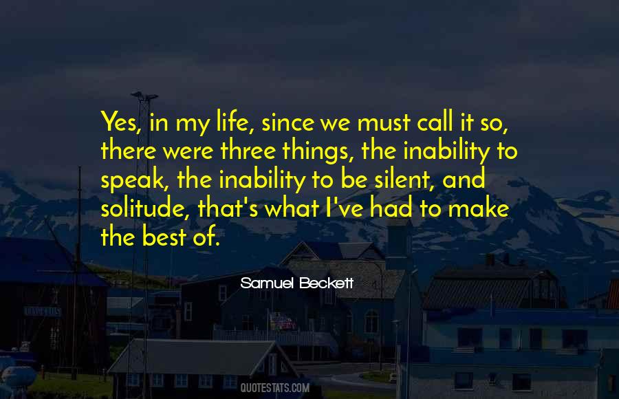 Best To Be Silent Quotes #758941